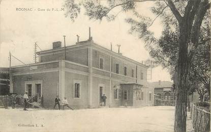 / CPA FRANCE 13 "Rognac, gare du P.L.M"