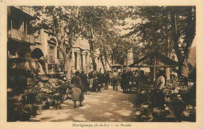 / CPA FRANCE 13 "Marignane, le marché"