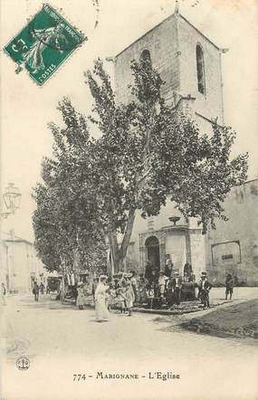 / CPA FRANCE 13 "Marignane, l'église "