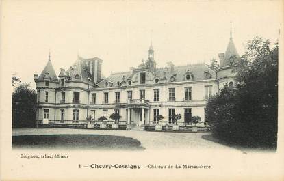 CPA FRANCE 77 "Chevry Cossigny, chateau de la Marsaudière"