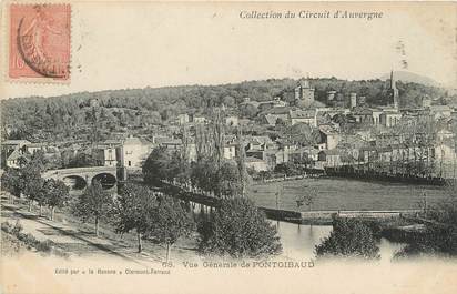 / CPA FRANCE 63 "Vue générale de Pontgibaud"