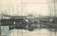 77 Seine Et Marne CPA FRANCE 77 "Chatenay sur Seine, le pont de la chapelle"