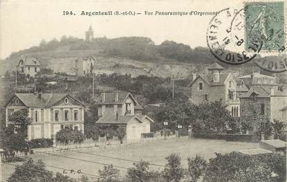 / CPA FRANCE 95 "Argenteuil, vue panoramique d'Orgemont"