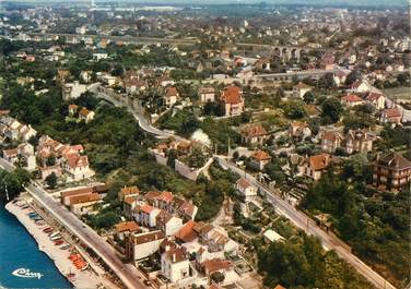 / CPSM FRANCE 95 "La Frette, vue générale aérienne"