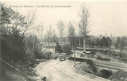 CPA FRANCE 77 "Env. de Nemours, la Barrière de Chaintréauville"