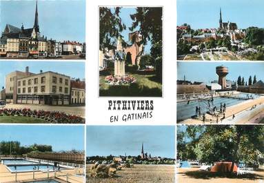 / CPSM FRANCE 45 "Pithiviers, divers aspects de la localité"