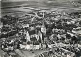 45 Loiret / CPSM FRANCE 45 "Pithiviers, vue générale aérienne, centre de la ville"