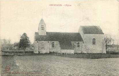 CPA FRANCE 77 "Courtacon, l'Eglise"