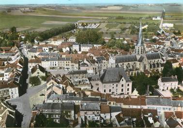 / CPSM FRANCE 45 "Puiseaux, vue panoramique aérienne"