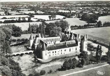 / CPSM FRANCE 49 "Ecuillé, château de Plessis Bourré, vue aérienne"