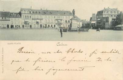 / CPA FRANCE 68 "Colmar, place Rapp"