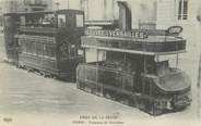 78 Yveline / CPA FRANCE 78 "Paris, tramway de Versailles" / INONDATIONS