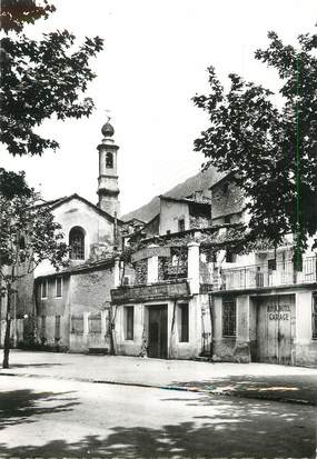 / CPSM FRANCE 06 " Breil sur Roya, un coin du village et la chapelle Sainte Catherine"