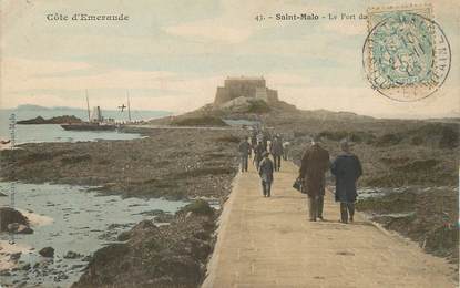 / CPA FRANCE 35 "Saint Malo, le fort"