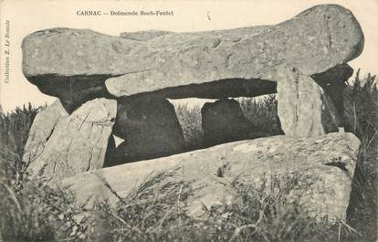 / CPA FRANCE 56 "Carnac, Dolmen de Roch Feutet"