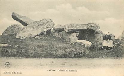 / CPA FRANCE 56 "Carnac, Dolmen de Kermario "