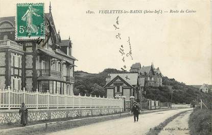 CPA FRANCE 76 "Veulettes les Bains"