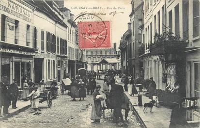 / CPA FRANCE 76 "Gournay en Bray, rue de Paris "