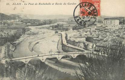 / CPA FRANCE 30 "Alais, le pont de Rochebelle et bords du Gardon"