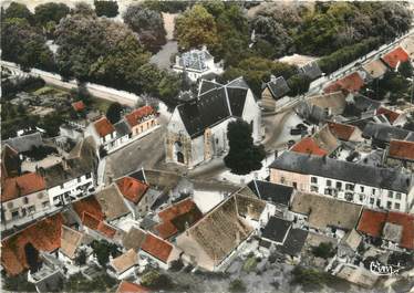 / CPSM FRANCE 45 "Cerdon du Loiret, le centre du village et l'église"