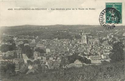 / CPA FRANCE 12 "Villefranche de Rouergue, vue générale"