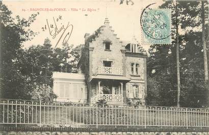 / CPA FRANCE 61 "Bagnoles de l'Orme, villa La Régina"