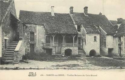 / CPA FRANCE 77 "Samois sur Seine, vieilles maisons du coin Musard"