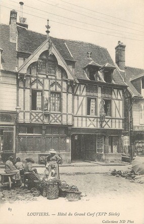 / CPA FRANCE 27 "Louviers, hôtel du grand Cerf"