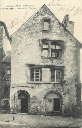 / CPA FRANCE 15 "Salers, maison des Templiers"