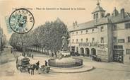 73 Savoie / CPA FRANCE 73 "Chambéry, place du centenaire et bld de la Colonne"