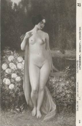 / CPA NU / SALON 1912 nr 1215 "Jean Beauduin, Sérénité"