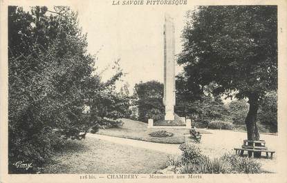 / CPA FRANCE 73 "Cheambéry, monument aux morts"