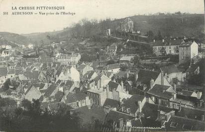 / CPA FRANCE 23 "Aubusson, vue prise de l'Horloge"