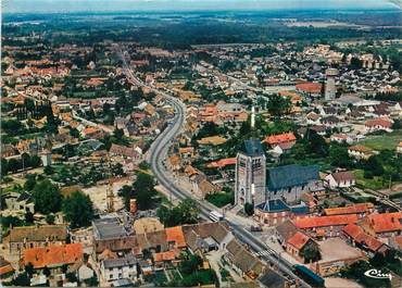 / CPSM FRANCE 45 "La Ferte Saint Aubin, vue générale aérienne "