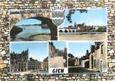 45 Loiret / CPSM FRANCE 45 "Gien, la Loire, vue générale"