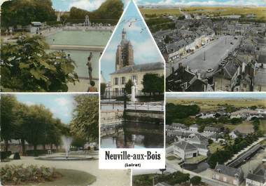 / CPSM FRANCE 45 " Neuville  aux Bois "