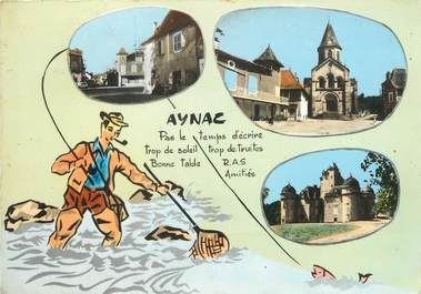 / CPSM FRANCE 46 "Aynac, rue principale"