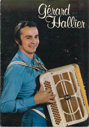 CPSM ACCORDEON "Gérard Hallier"