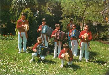 CPSM ACCORDEON "Estampa Vasca"