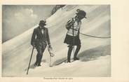 Sport CPA  ALPINISME "Traversée d'un glacier en 1913"