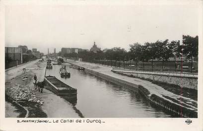 / CPSM FRANCE 93 "Pantin, la canal de l'Ourcq"
