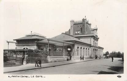 / CPSM FRANCE 93 "Pantin, la gare"