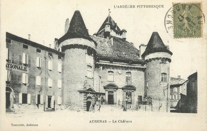 / CPA FRANCE 07 "Aubenas, le château"