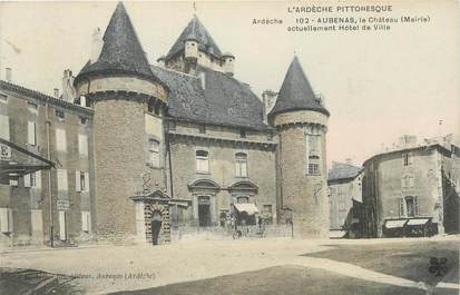 / CPA FRANCE 07 "Aubenas, le château "