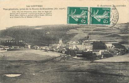 / CPA FRANCE 07 "La Louvesq, vue générale prise de la route de Dunières"