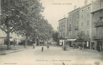 / CPA FRANCE 07 "Privas, place Victor Hugo"