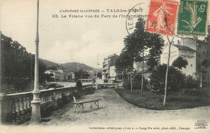 / CPA FRANCE 07 "Vals Les Bains, la Volane "