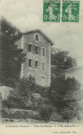 / CPA FRANCE 07 " Vals Les Bains, villa Reboullet"