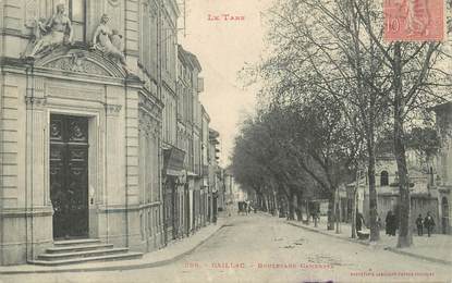 / CPA FRANCE 81 "Gaillac, bld Gambetta"