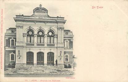/ CPA FRANCE 81 "Albi, façade du théâtre"